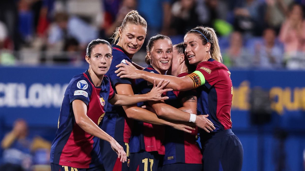 VanesaCortazar's tweet image. No hay palabras para describir a esta generación.
Este equipo es histórico.
Año tras año llevando al club lo más lejos posible.
No existen calificativos para la entrega, lucha, superación, ambición y responsabilidad que muestran cada una de las jugadoras.

VISCA EL BARÇA💙❤️