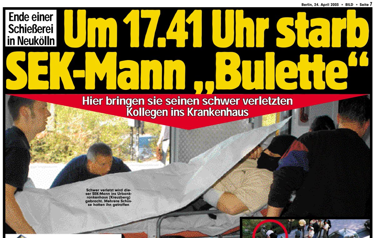 Axel Lier ✏️ (@reporter_flash) on Twitter photo Zeit rennt, Erinnerung bleibt: Nach vier Tagen im Koma starb SEK-Polizist <a href="/polizeiberlin/">Polizei Berlin</a> Roland Krüger heute vor 22 Jahren im Krankenhaus. Zeit rennt, Erinnerung bleibt: Nach vier Tagen im Koma starb SEK-Polizist <a href="/polizeiberlin/">Polizei Berlin</a> Roland Krüger heute vor 22 Jahren im Krankenhaus.