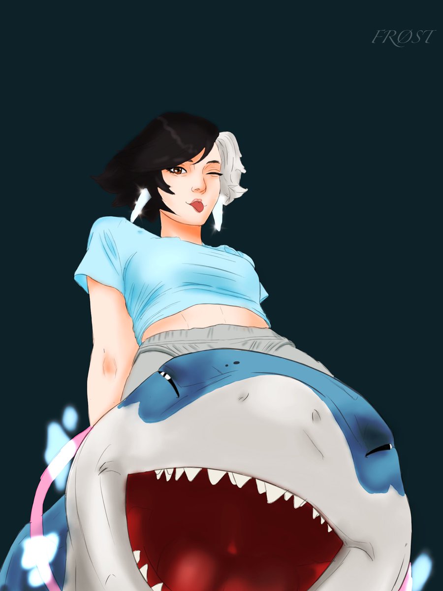 KYDFrost's tweet image. ❄️🧊🦈🎵

#Marvelrivalsfanart #MarvelRivals #jeffthelandshark #lunaSnow #art
