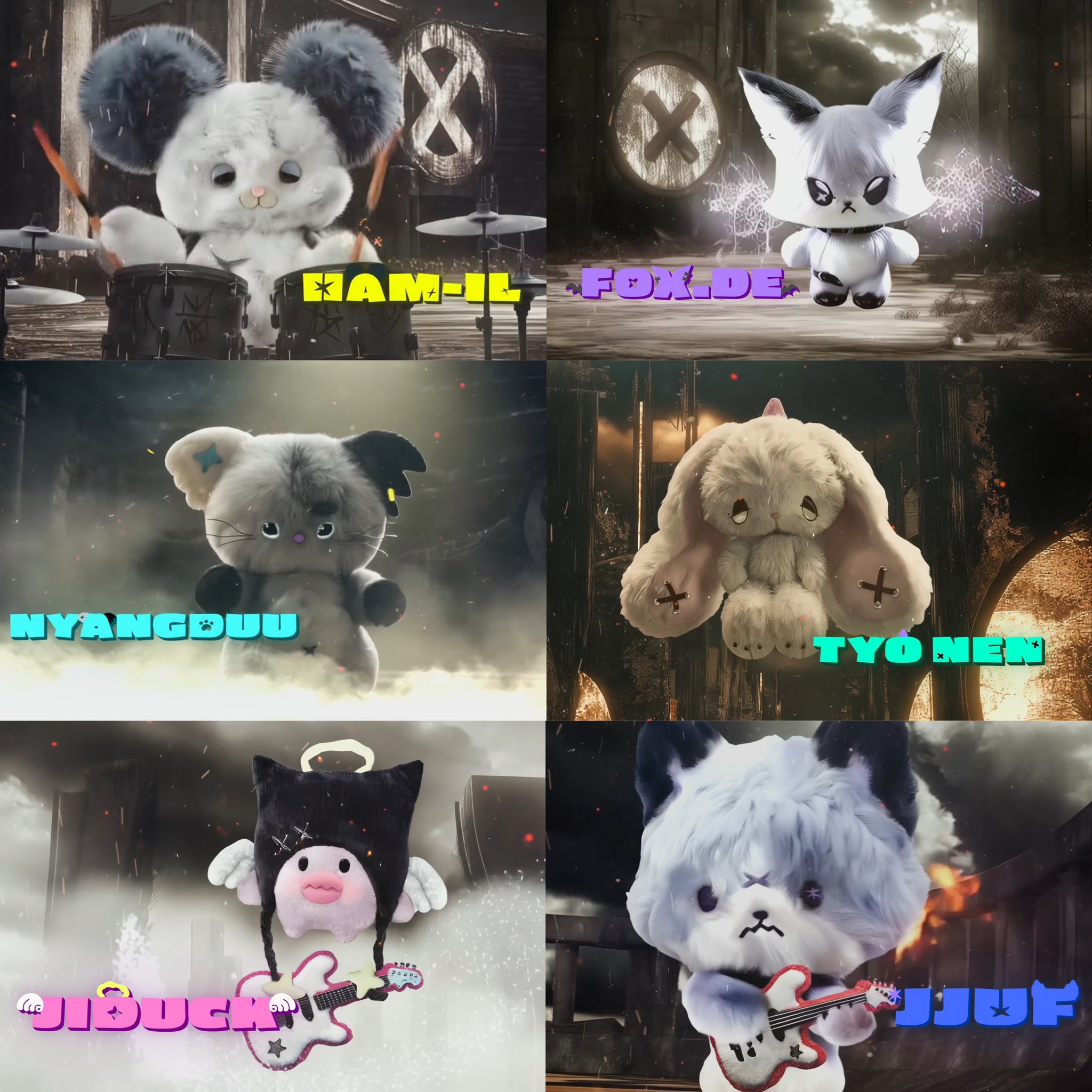 TYONEN Xdinary Heroes Monsters ぬい ジュンハン Xdinary Heroes - Xdinary Monsters PLUSH ORIGINAL Ver