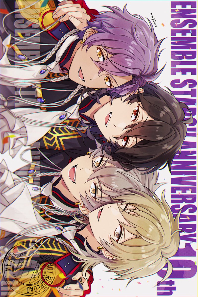 mutarouchan's tweet image. 沢山の思い出をありがとう！あんさんぶるスターズ！！10周年おめでとう！
#あんスタ10周年