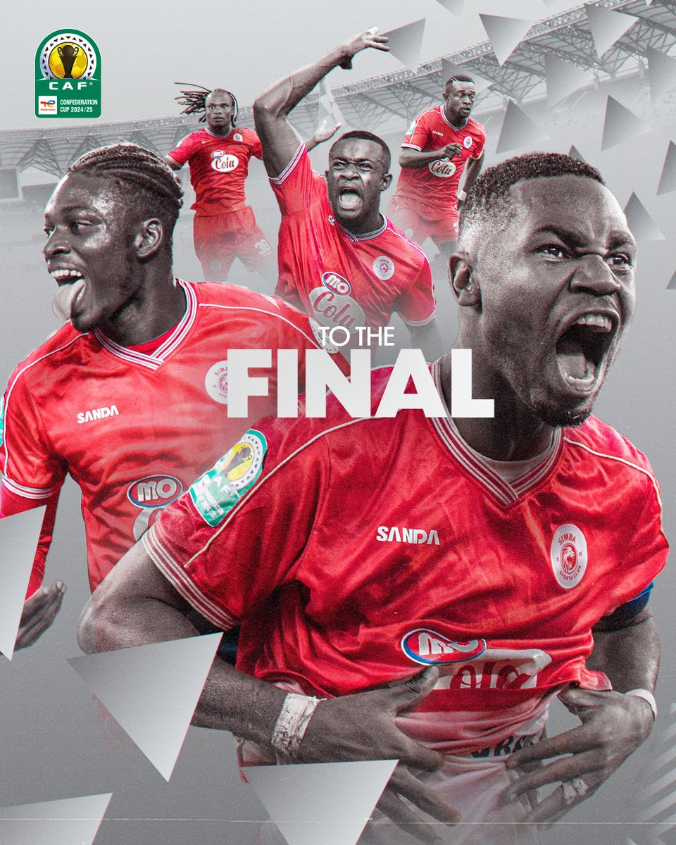 History writers! 🙌

Simba SC make it to their first-ever #TotalEnergiesCAFCC final! 🇹🇿