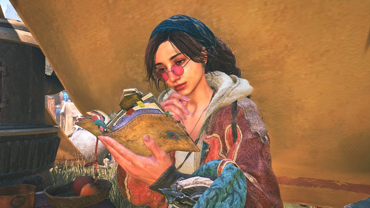 Monster Hunter Wilds event promotional image showing daily login bonuses and Provisions Stockpile sale information