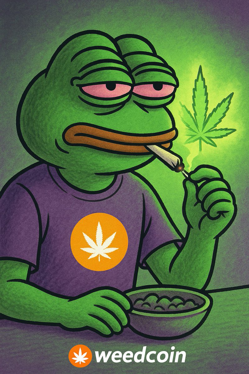 NytraxX420's tweet image. @weedcoinOG when the munchies hit but your portfolio’s already full...
Just another chill day in the WeedCoin universe.
Smoke it. HODL it. Moon it.
High vibes only. ️

$WEEDCOIN — Like Bitcoin, but your snacks taste better.

#WeedCoin #MunchieMode #StayBlazed #HODLandChill…