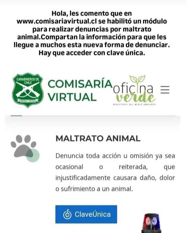 Servicio UTILIDAD PÚBLICA🙏🐾
Favor, cuando veas MALTRATO a Nuestros Hnos Menores!!
Abrazos