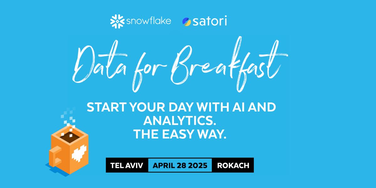 Snow in Tel Aviv??

We'll see you bright and early tomorrow at <a href="/SnowflakeDB/">SnowflakeDB</a> Data For Breakfast ❄️ ☕