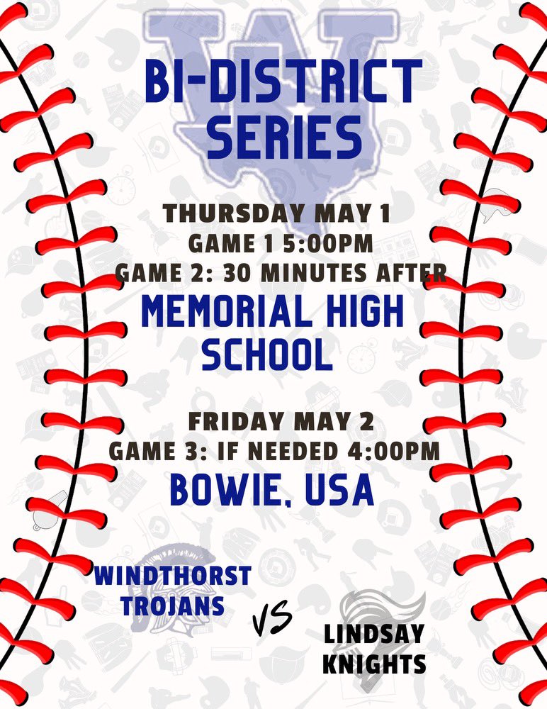 Windthorst Trojan Baseball tweet media