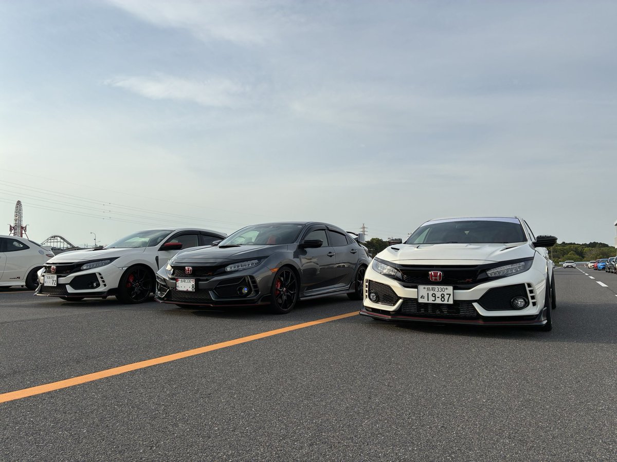 taka210HB's tweet image. 鈴鹿オフご参加の方お疲れ様でした🙇🏻‍♂️
昨年の富山オフに続いて2回目の大規模オフ、今回はパレードランがあったり、レースが併催なこともあり、非常に楽しく過ごせました😊
同じ鳥取から来たやなさん、最後に話しかけてくださった広島の白FK8の方、ありがとうございました😊
来年も参加したいですね😊