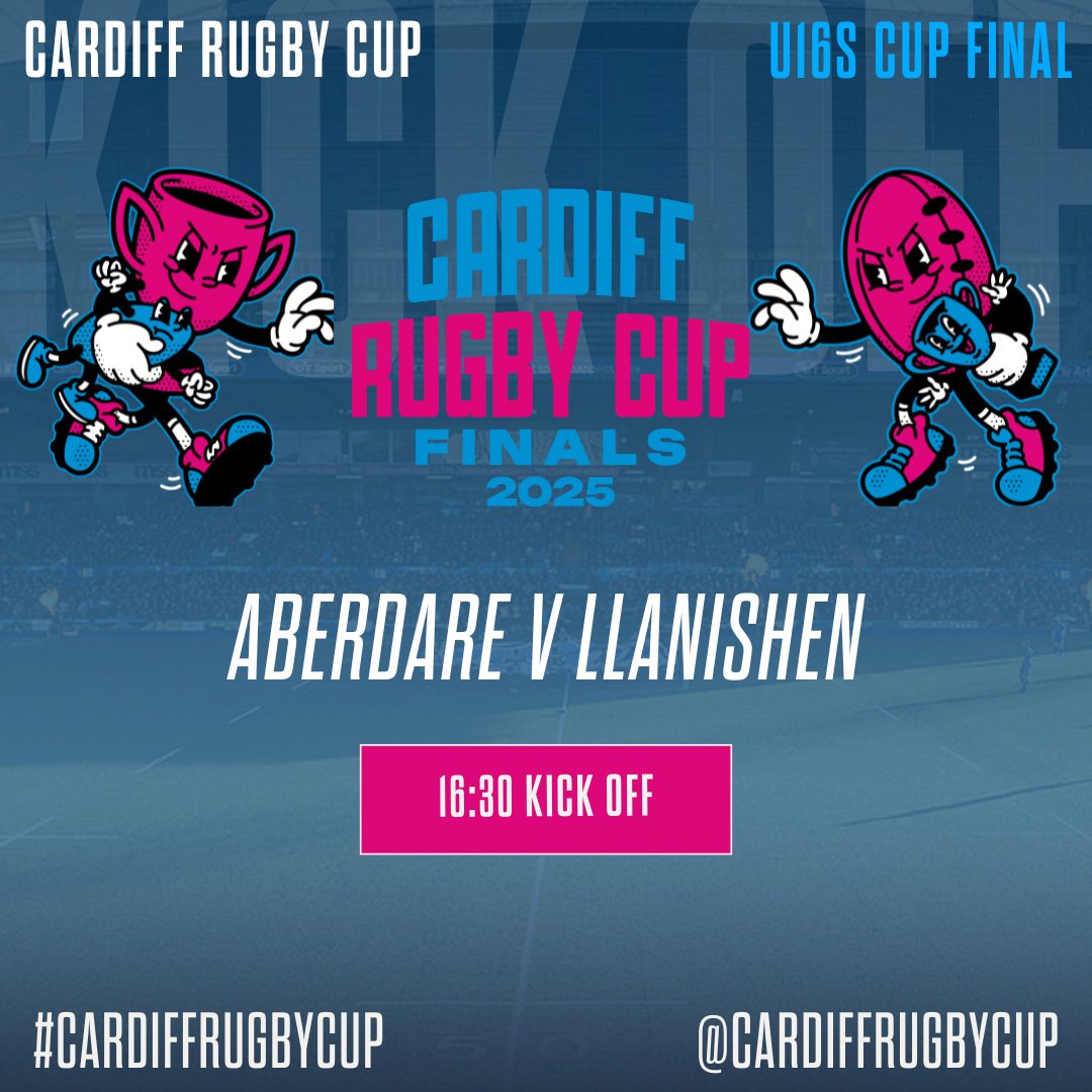 🏆 And here we go — the final showdown of the Cardiff Rugby Cup 2025! 🔥

@Aberdare_RFC   v <a href="/LlanishenRFC1/">Llanishen RFC & Community Event Hub</a>  in the U16s Cup Final — one last battle, one last trophy, and everything on the line! 🏉💥

Let’s close out Finals Day in style — leave it all out there! 🙌

Watch LIVE :