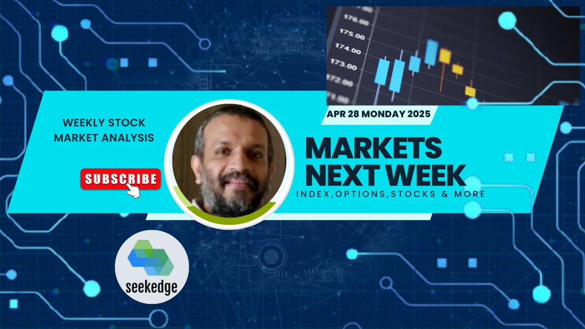 mpauls's tweet photo. #nifty #banknifty  #stockmarketanalysis #technicalanalysis #stockmarketreview #weeklymarketreview
MARKETS PAUSE RALLY &amp; HIT RESISTANCE. VIX RISING.WHAT TO EXPECT ? : Weekly Stock Market Analysis : April 28 2025
Youtube : https://t.co/5Y5wmQ1Z0N https://t.co/2ocg8bJp5a