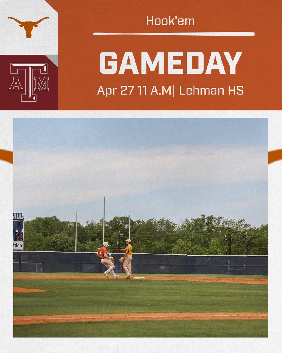 Now we go! 
#HookEm 
📺: youtube.com/live/FhR9oQCCZ…