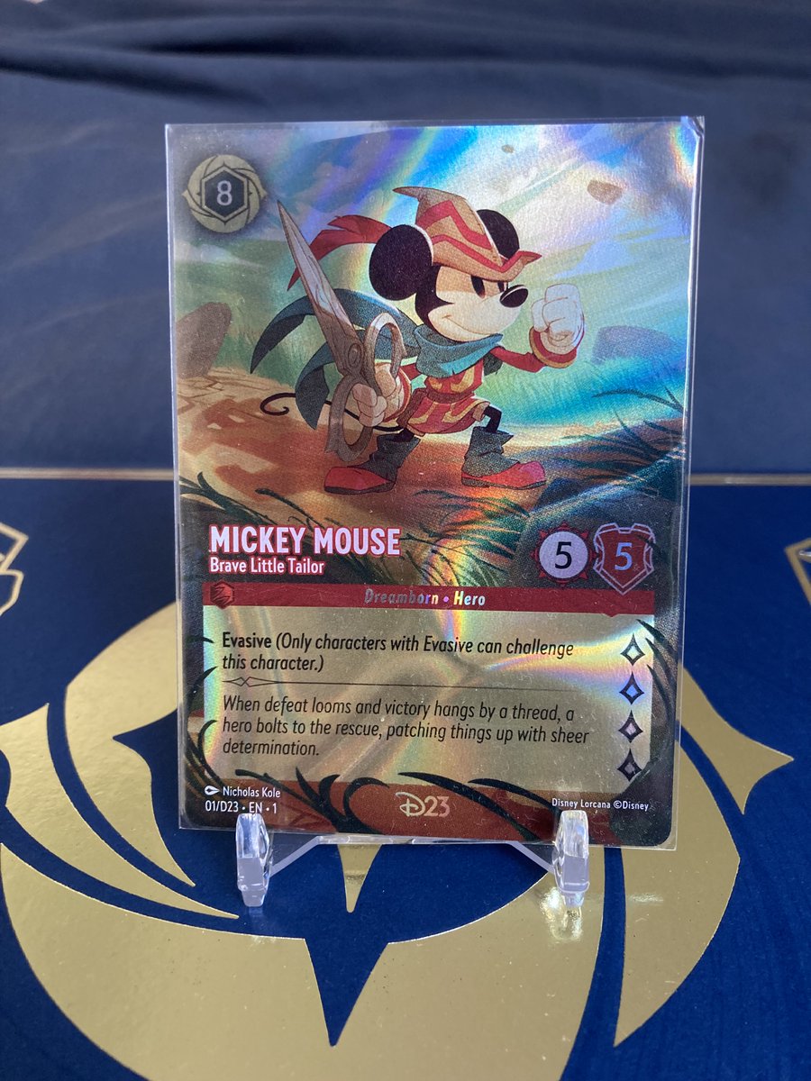 ldtccg's tweet photo. 🚨Introducing the Haufen Challenge🚨

At the @RavensburgerUK @DisneyLorcana content creator set championships I came up with a fun idea to spice up this set champs season.

Win your local set champs with a 'Haufen', and you'll have a chance to win this D23 Mickey too!

🧵👇 https://t.co/tA9viZHh4m