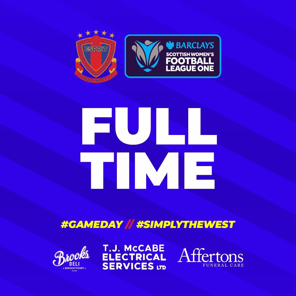 Kilwinning take all 3 points back down the road

Dundee West 1-8 <a href="/KFAWomen/">Kilwinning FA Women</a>