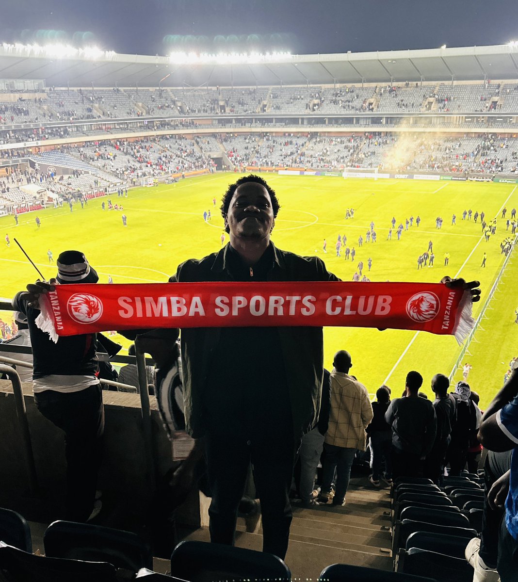 Feeling grateful with Simba Sports Club and a few others. #NguvuMoja 🦁