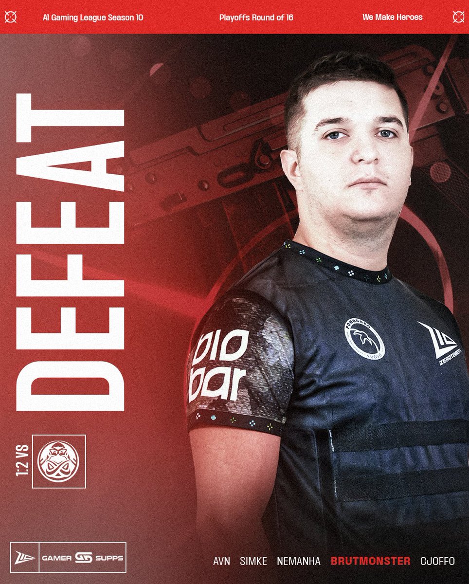This time they`ve got us 😢

GG WP <a href="/ENCE/">ENCE</a> ! 🤜🤛 
Good luck in next rounds!

#WeMakeHeroes #Z10WIN #CS2