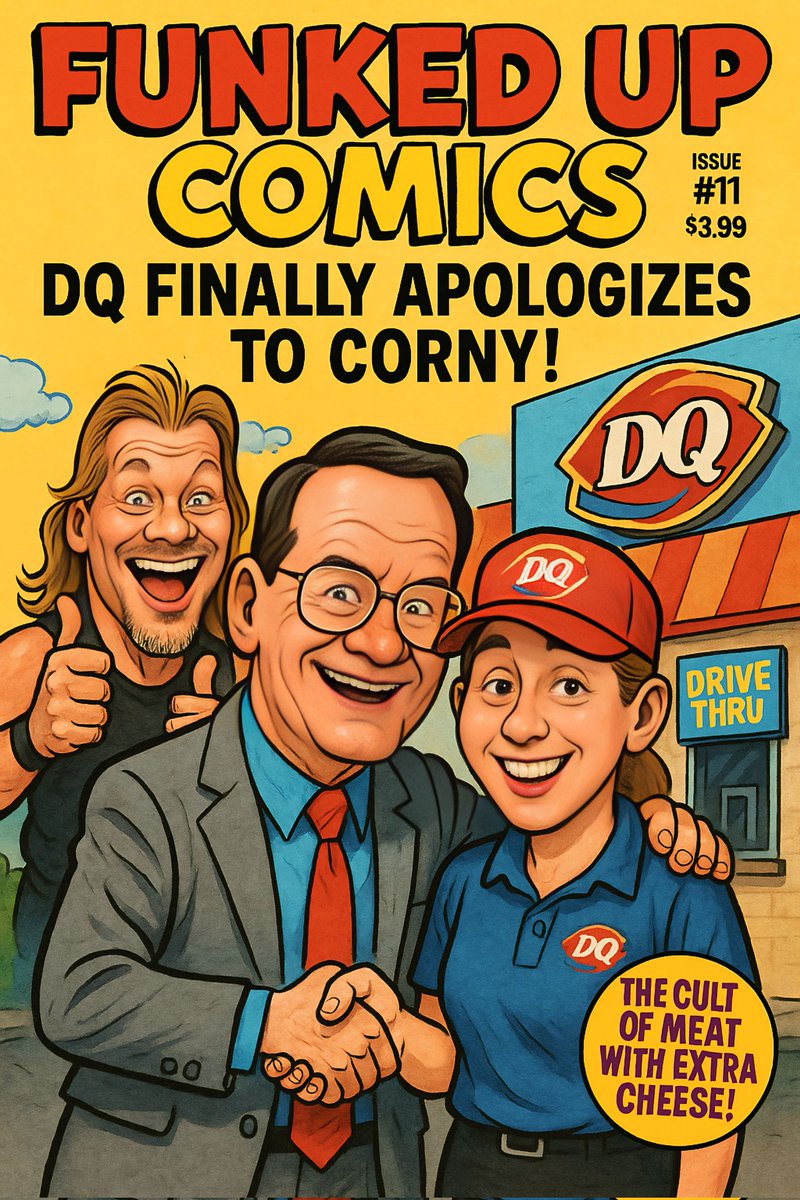 Michael McGarry (@sir_chefsalot) on Twitter photo Was bored earlier and was playing around on my phone coming up with satirical comic book covers and came up with this gem lol
<a href="/TheJimCornette/">Jim Cornette</a> <a href="/IAmJericho/">Chris Jericho</a> Was bored earlier and was playing around on my phone coming up with satirical comic book covers and came up with this gem lol
<a href="/TheJimCornette/">Jim Cornette</a> <a href="/IAmJericho/">Chris Jericho</a>