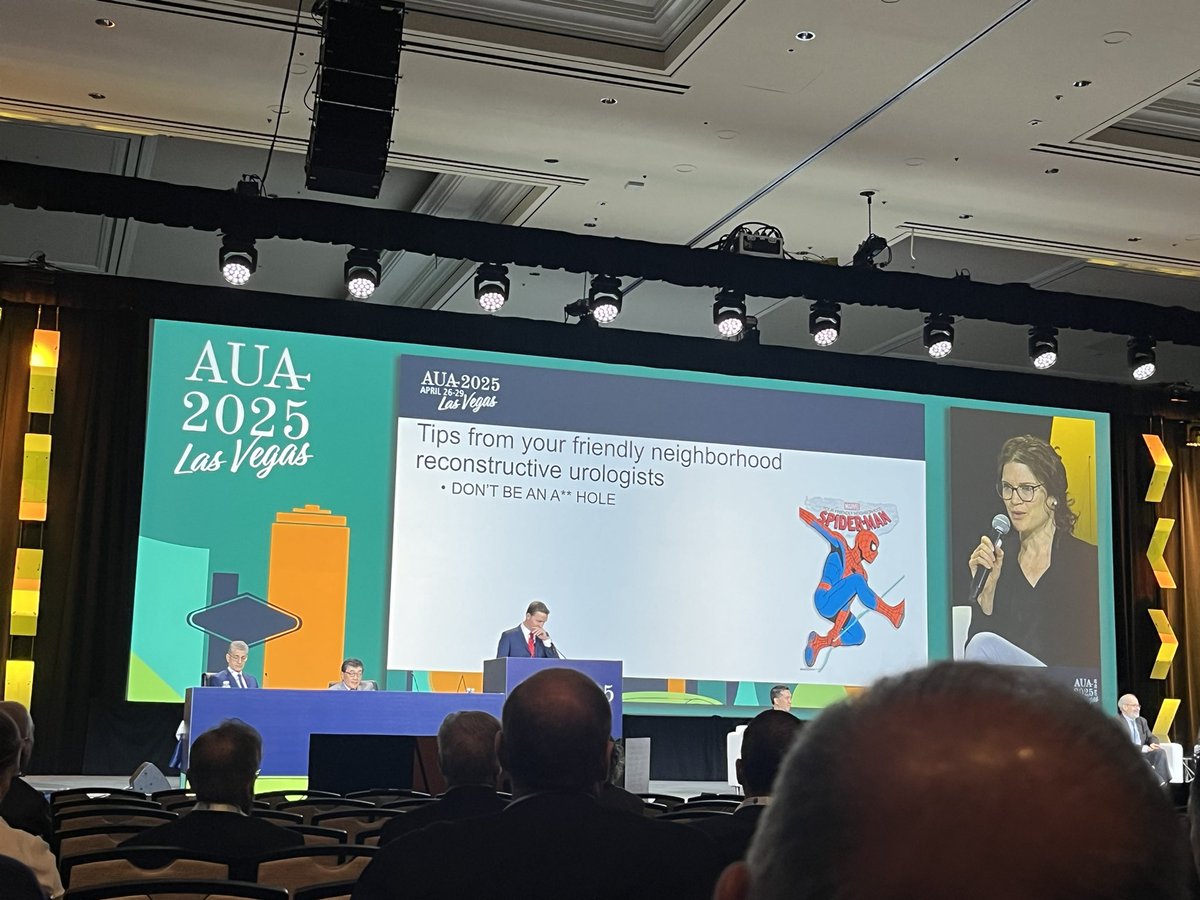 Bridget Lang Findlay, MD (@blfindlay) on Twitter photo Excellent #AUA25 plenary on when disaster strikes. <a href="/Kmtheisen1/">Katherine Theisen Anderson</a> and <a href="/nielsvjohnsen/">Niels V Johnsen, MD MPH</a> walk through stepwise eval of intraop ureteral injury:
Be kind
Take a pulse of the situation
Review history and imaging
Follow reconstructive ladder but know when to pause and return another day Excellent #AUA25 plenary on when disaster strikes. <a href="/Kmtheisen1/">Katherine Theisen Anderson</a> and <a href="/nielsvjohnsen/">Niels V Johnsen, MD MPH</a> walk through stepwise eval of intraop ureteral injury:
Be kind
Take a pulse of the situation
Review history and imaging
Follow reconstructive ladder but know when to pause and return another day