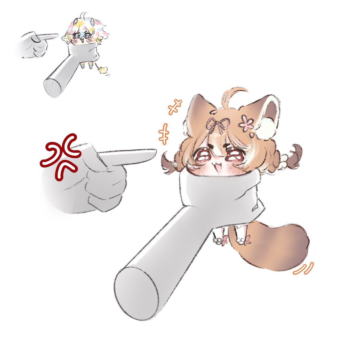 AtelierEmilie's tweet image. remembering I have design babies I can yoink whenever I want to sketch something  (๑&amp;gt;؂•̀๑) 🤍
