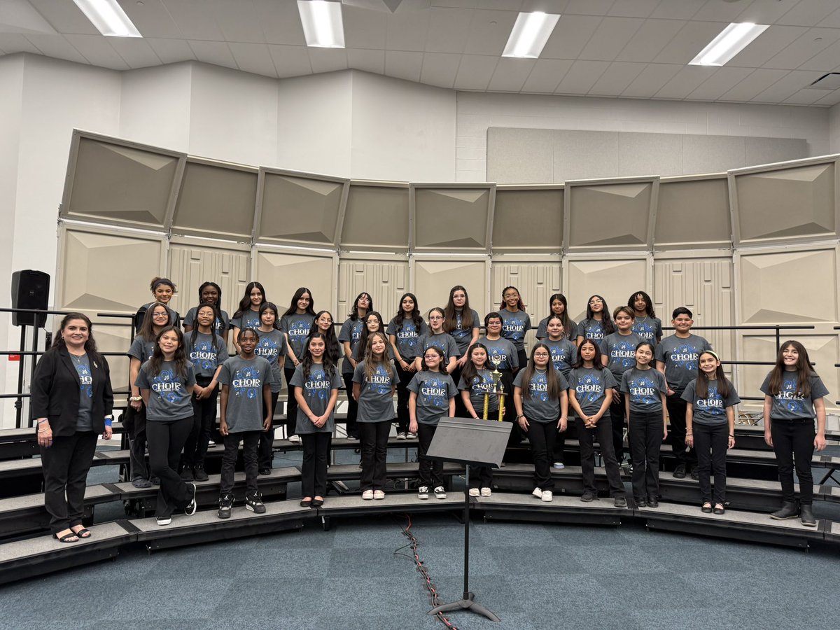 Linda Rubio (@lrubio_cms) on Twitter photo A child who sings is a happy child.
Our young Cowboy singers did a fantastic job at #teamSISD Beginning Music Festival! ๐ค Superior rating! ๐ Bravo! ๐ถ #sisdfinearts <a href="/WalterEClarkeMS/">Daniela Palmer</a> A child who sings is a happy child.
Our young Cowboy singers did a fantastic job at #teamSISD Beginning Music Festival! ๐ค Superior rating! ๐ Bravo! ๐ถ #sisdfinearts <a href="/WalterEClarkeMS/">Daniela Palmer</a>