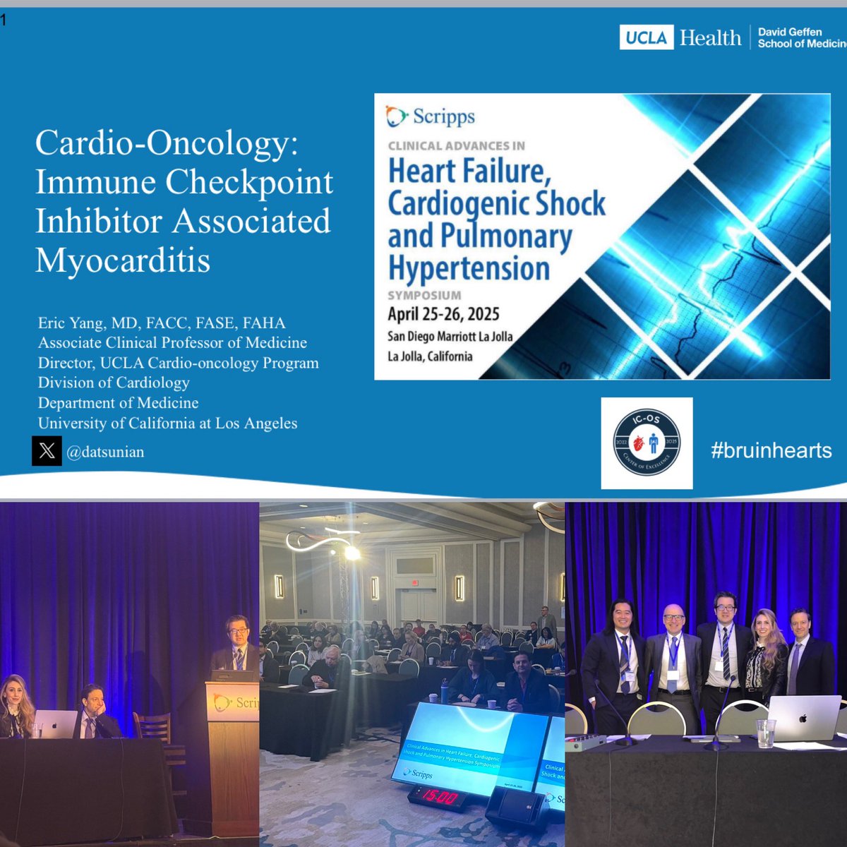 Eric H Yang, MD (@datsunian) on Twitter photo 🙏 to <a href="/RolaKhedrakiMD/">Rola Khedraki, MD, FACC</a> <a href="/RajeevCMohan/">Rajeev Mohan</a> <a href="/jtheywood/">Tom Heywood</a> for discussing our evolving understanding of ICI myocarditis at <a href="/ScrippsHealth/">Scripps Health</a>—a new dz process in #cardioonc that will inevitably require all hands on deck in 🫀 given ⬆️ use in a huge % of cancer pts
Great lineup & session!! 🙏 to <a href="/RolaKhedrakiMD/">Rola Khedraki, MD, FACC</a> <a href="/RajeevCMohan/">Rajeev Mohan</a> <a href="/jtheywood/">Tom Heywood</a> for discussing our evolving understanding of ICI myocarditis at <a href="/ScrippsHealth/">Scripps Health</a>—a new dz process in #cardioonc that will inevitably require all hands on deck in 🫀 given ⬆️ use in a huge % of cancer pts
Great lineup & session!!