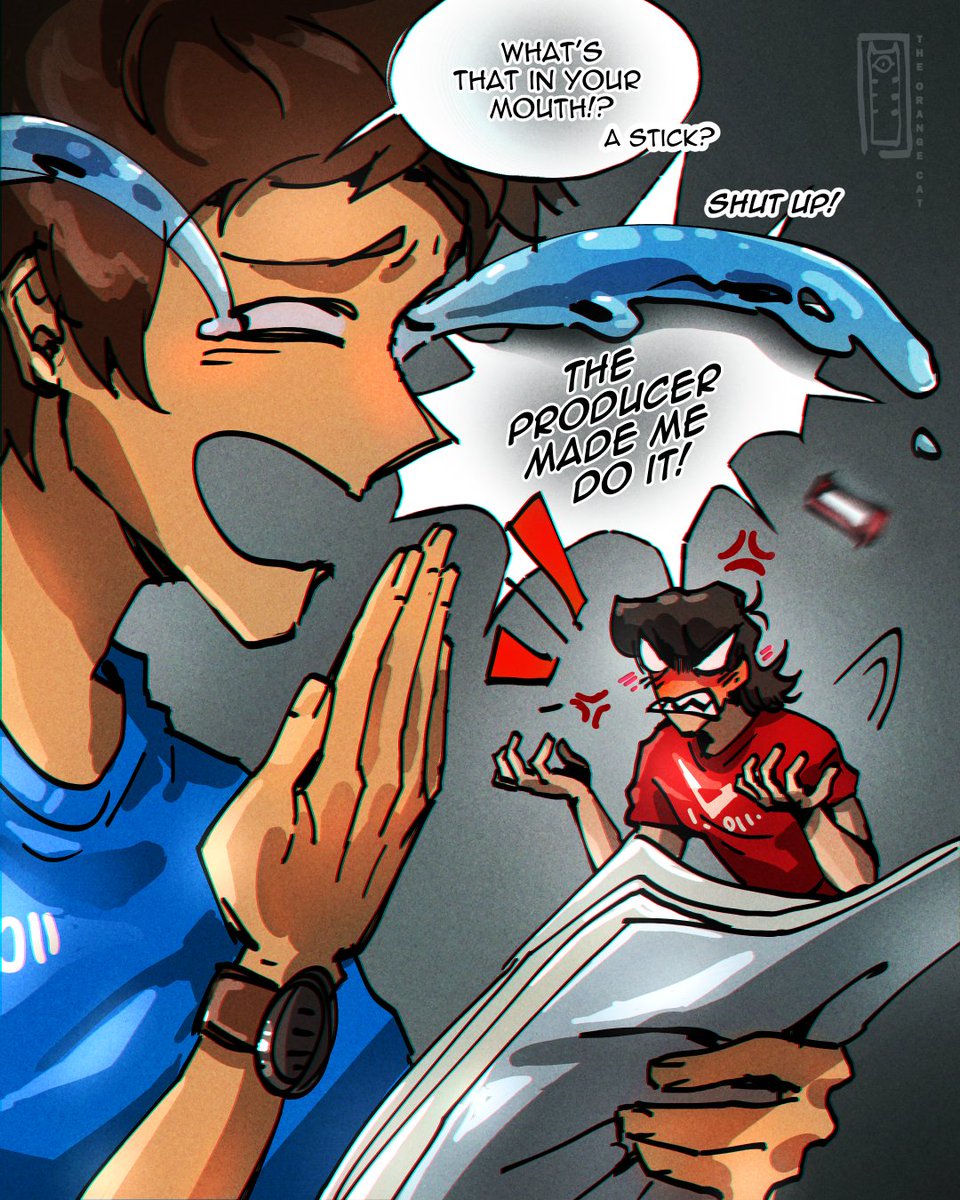 The_Orange_Cat_'s tweet photo. A lil silly comic :P
- - -
#voltron #voltronkeith #voltronlance https://t.co/u3Fkt7ewfh