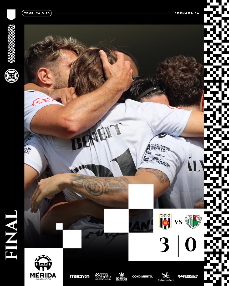 ✅ ¡FINAL! ¡FINAL! ¡FINAL! ¡Ganó el Mérida en el Romano! ¡Sí, otra vez! 

⭐️ ¡PARTIDAZO! ⭐️

<a href="/Merida_AD/">A.D. Mérida</a> 3-0 <a href="/AntequeraCF/">Antequera C. F.</a> 

⚽️⚽️ <a href="/raulbeneit2607/">Raul Beneit Romero</a> 
⚽️ <a href="/alvarojuan7/">ALVARO JUAN DE LA TORRE</a> 

#MéridaAntequera