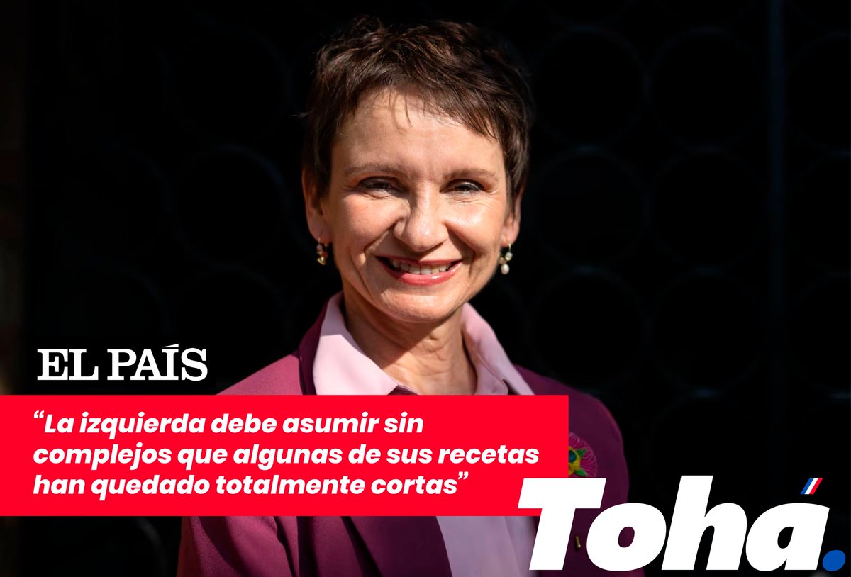 Hoy se publica en El País una entrevista que me hicieron Rocío Montes y Ana María Sanhueza. Gracias también a Sofía Yanjari por las fotos que acompañan la nota.

👉 elpais.com/chile/2025-04-…