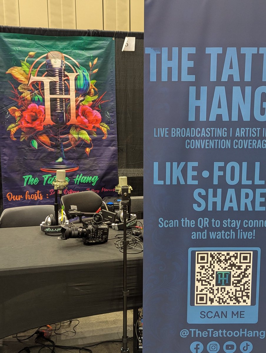 Come hang out and get a few #tattoo where here covering the Lansing <a href="/PureMichigan/">Pure Michigan</a> tattoo #convention hit that QR code and drop a follow ❤️