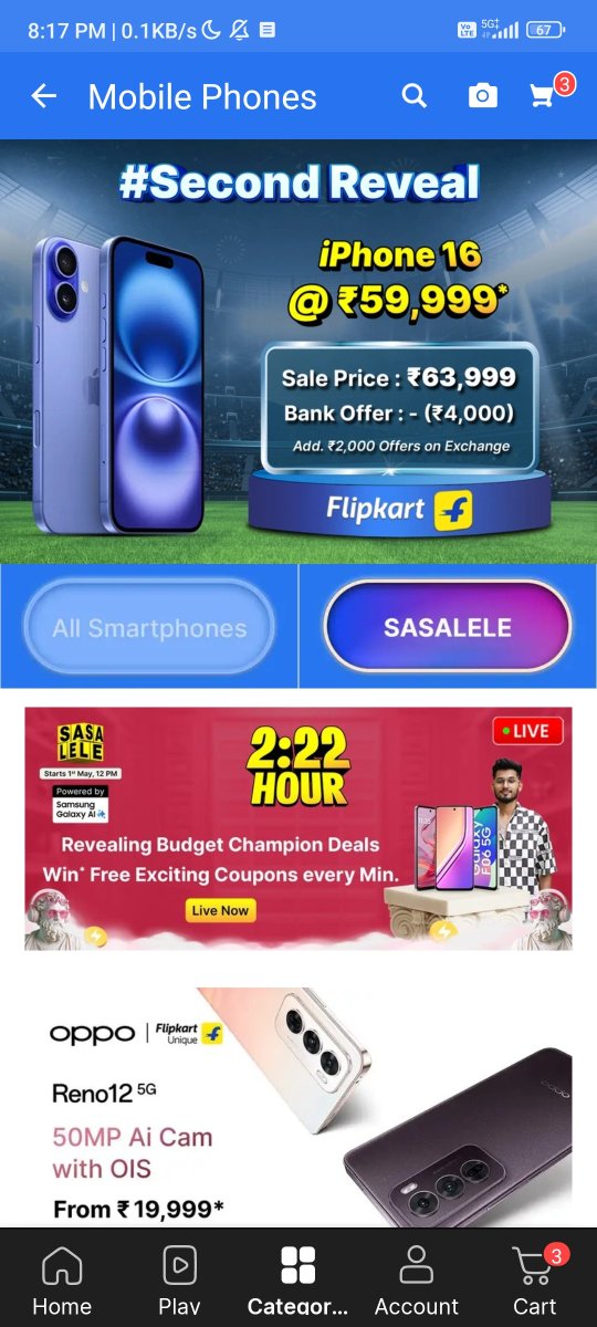 Hriyansh9's tweet photo. @Flipkart  #CrazyiPhone16FlipkartOffer https://t.co/IU60sgv48T