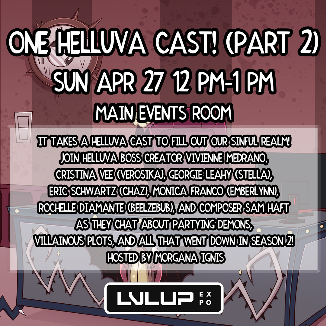 Our last LVL UP panel is today!