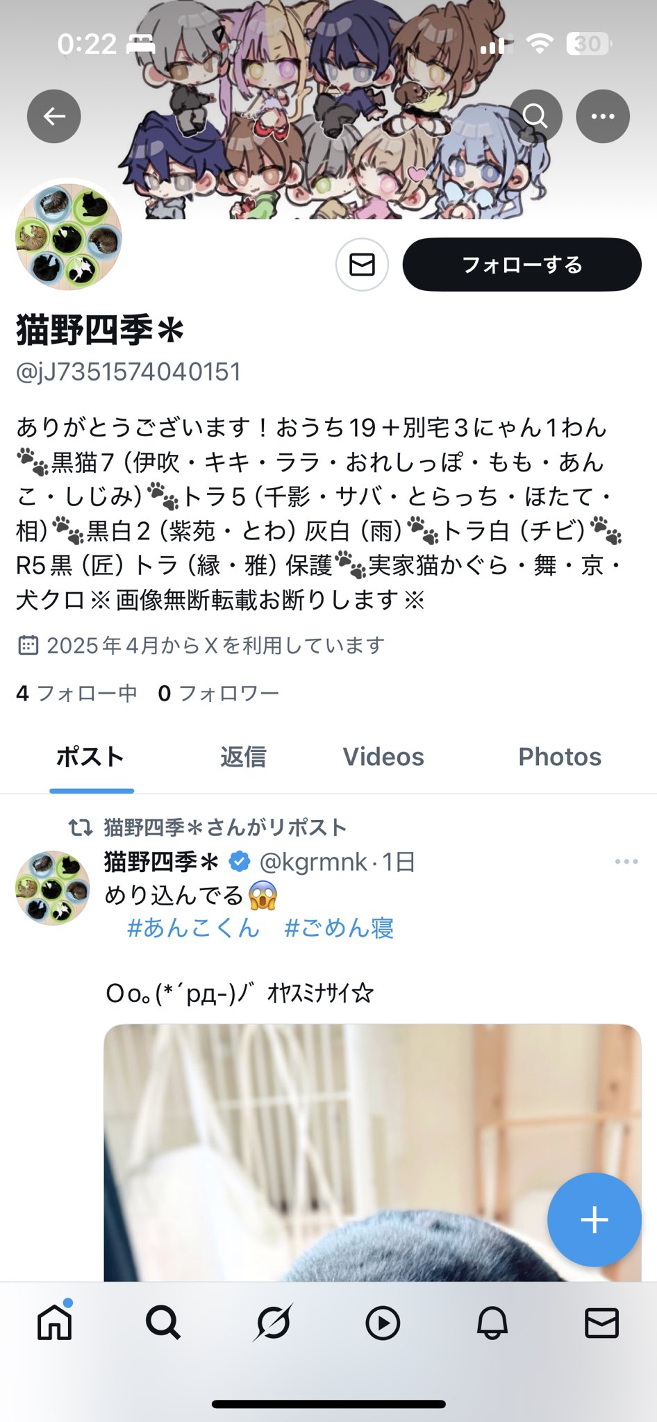 にゃん太郎♪ (@nyan___tarou) / X