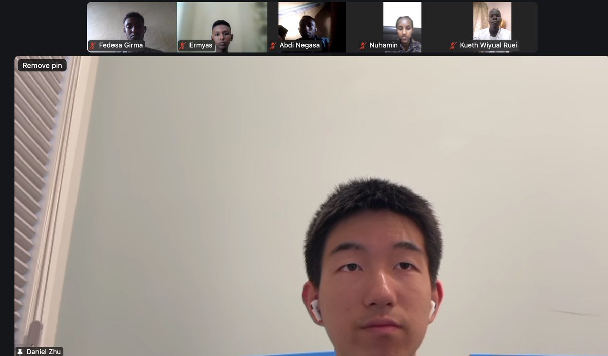 Thank you Daniel Zhu, a 10th grader from <a href="/harkerschool/">The Harker School</a> and from <a href="/CampacademyX/">X-CampAcademy</a>, for running free weekly virtual algorithms training using <a href="/codeforces/">Codeforces</a> for many of our recent AddisCoder alums who want to take their learning further.