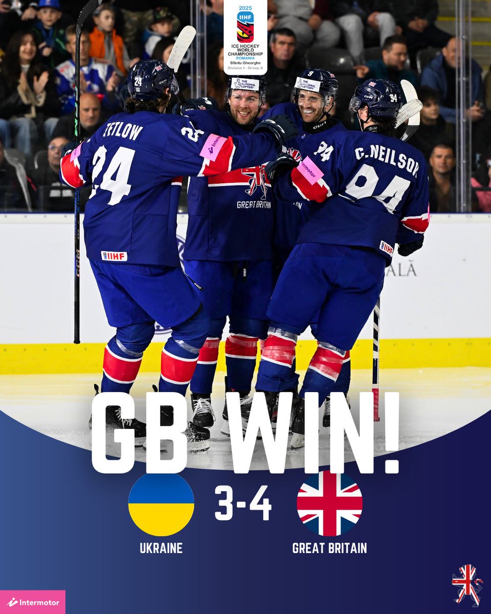 TeamGBicehockey's tweet image. GB WIN 🇬🇧🤩🎉