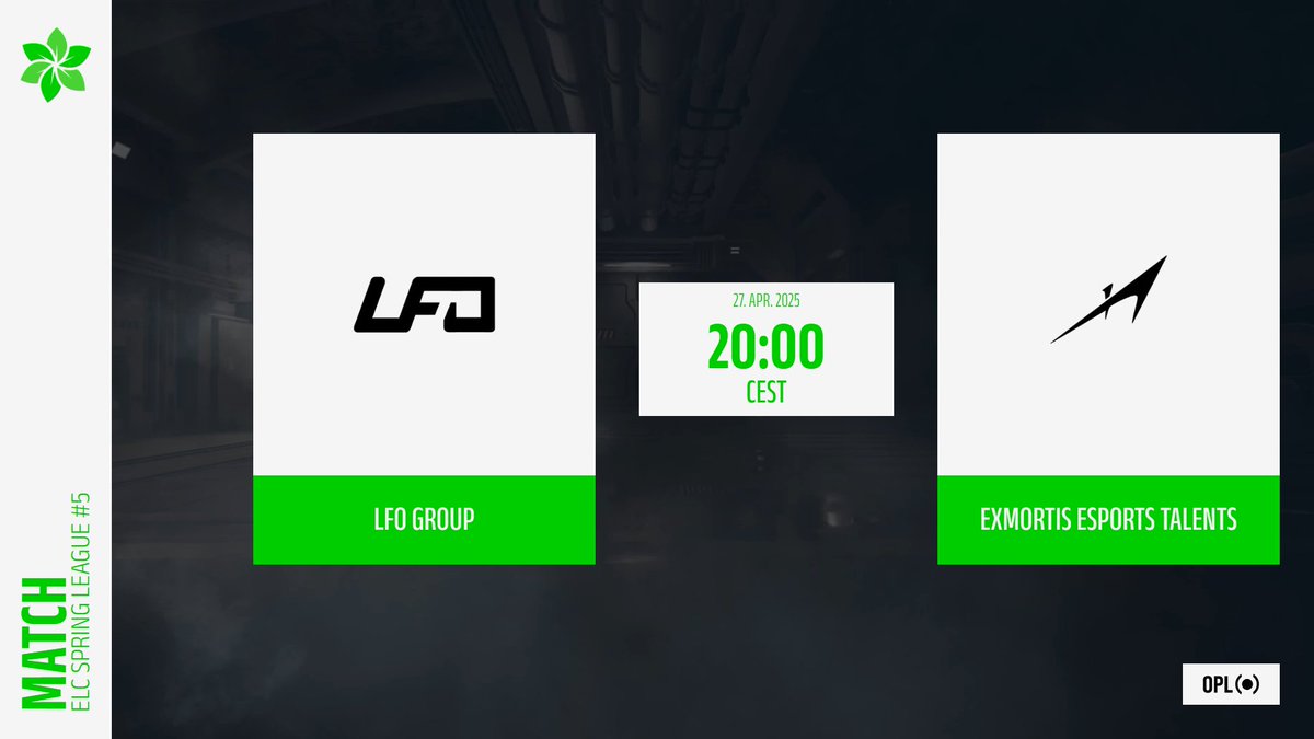 ELC_EsportsR6's tweet photo. [𝐄𝐋𝐂 𝐒𝐩𝐫𝐢𝐧𝐠 𝐋𝐞𝐚𝐠𝐮𝐞 #𝟓]

The two teams will compete in the P4 Major B match
🇫🇷 #LFOGROUP 🆚 @ExMortis_eSport 🇩🇪
🕗 20:00 CEST
🗺️Bo1

🇭🇺 #AlibiClone 🆚 @AkuraEsport 🇫🇷
🕘 21:00 CEST
🗺️Bo1

🎙️ @Coco8054 

🔴https://t.co/bjM4SBN0PO

#ELCSpringLeague5 #WeAreELC https://t.co/TpgT1zpUMe