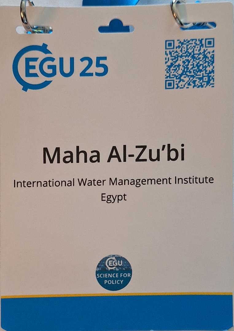 Ready for <a href="/EuroGeosciences/">European Geosciences Union</a> and looking forward to present <a href="/IWMI_/">IWMI</a>'s work.