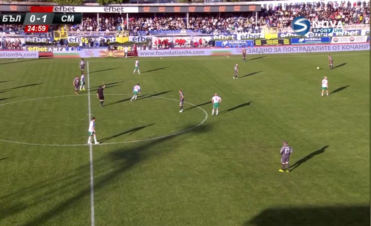 Легендите на 🇧🇬Бугарија од САД '94 и 🇲🇰македонските фудбалски легенди моментално играат хуманитарен натпревар во Варна за поддршка на #Кочани

Од срце ви благодариме 🫶за овој гест на пријателство и хуманост!

@BulgariaNT <a href="/ffmmkd/">FFM</a>
#SupportKocani