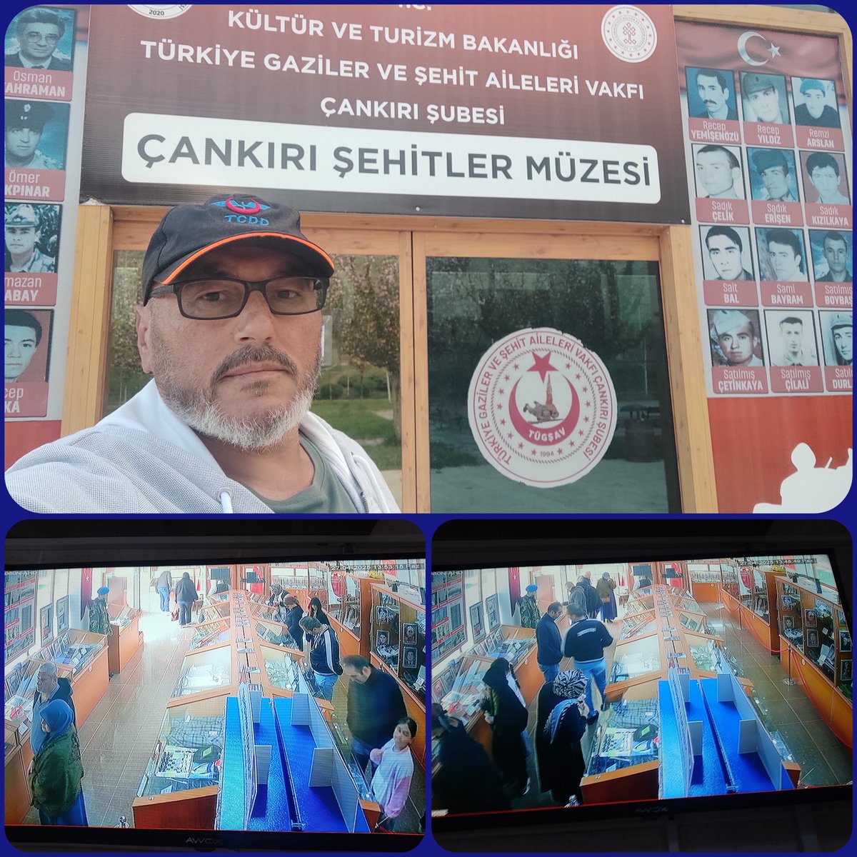TÜGŞAV ÇANKIRI (@gaziler_ve) on Twitter photo 27 Nisan Pazar Konum bilgisi
🇹🇷 Çankırı Şehitler Müzesi
<a href="/GazilerVakfi/">TÜGŞAV</a> <a href="/lokman_aylar/">Gazi Lokman Aylar</a> <a href="/kasimpekacar/">Kasım PEKACAR</a> <a href="/firattasolar/">M. Fırat Taşolar</a> <a href="/ismailhakkiesen/">İsmail Hakkı Esen</a> <a href="/drpelinyilik/">Doç.Dr. Pelin Yılık</a> <a href="/akbasogluemin/">Av. M.Emin AKBAŞOĞLU 🇹🇷</a> <a href="/maarif_gazi/">m. arif</a> <a href="/cankiri_iktm/">Çankırı İl Kültür ve Turizm Müdürlüğü</a> <a href="/tahsinyesilay/">GAZİ Tahsin YEŞİLAY</a> 27 Nisan Pazar Konum bilgisi
🇹🇷 Çankırı Şehitler Müzesi
<a href="/GazilerVakfi/">TÜGŞAV</a> <a href="/lokman_aylar/">Gazi Lokman Aylar</a> <a href="/kasimpekacar/">Kasım PEKACAR</a> <a href="/firattasolar/">M. Fırat Taşolar</a> <a href="/ismailhakkiesen/">İsmail Hakkı Esen</a> <a href="/drpelinyilik/">Doç.Dr. Pelin Yılık</a> <a href="/akbasogluemin/">Av. M.Emin AKBAŞOĞLU 🇹🇷</a> <a href="/maarif_gazi/">m. arif</a> <a href="/cankiri_iktm/">Çankırı İl Kültür ve Turizm Müdürlüğü</a> <a href="/tahsinyesilay/">GAZİ Tahsin YEŞİLAY</a>