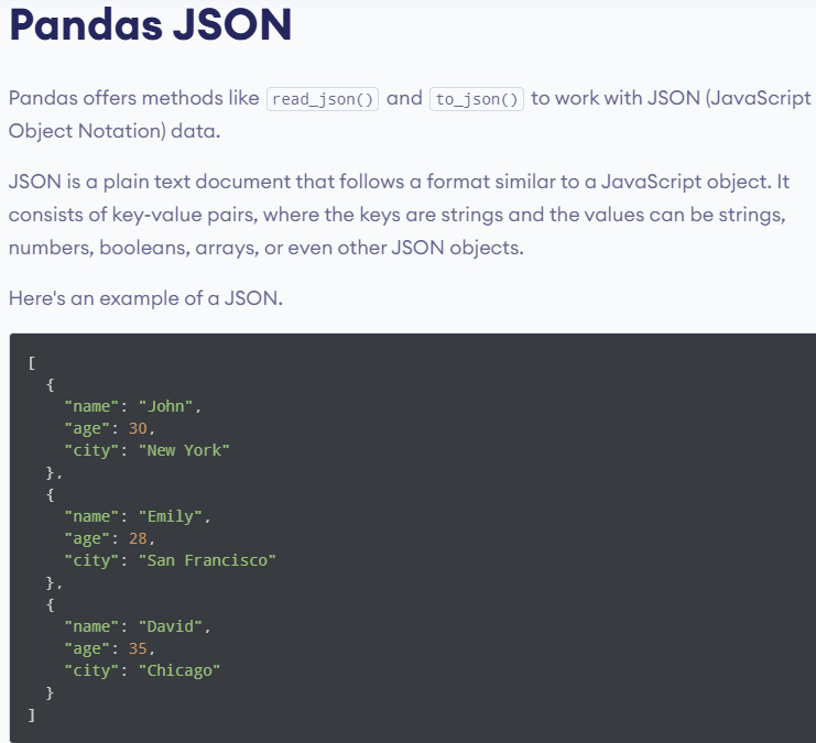 Thapa59063N's tweet photo. Day 14 of #111DaysOfLearning with @CodeforChange2 Today I focused on Pandas JSON! Converting JSON data into Pandas DataFrames using read_json()π
#111DaysOfLearningForChange #CodeForChange
#Day14LearningForChange https://t.co/bHhy9PN6pN