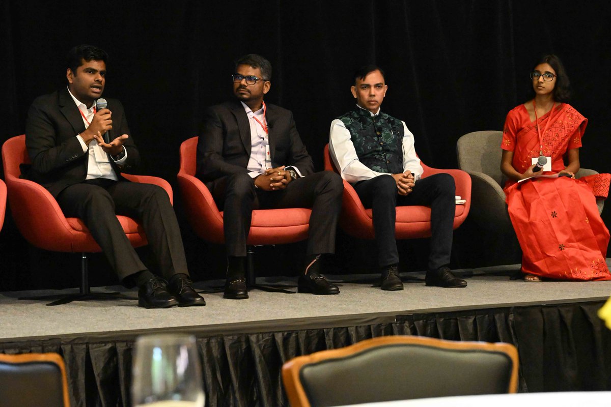 annamalai_k's tweet image. Glad to have participated in the Stanford India Conference 2025, organised by SIPEC (Stanford India Policy &amp;amp; Economics Club), and to have shared the stage with Eminent author and senior Advocate of the Supreme Court of India Thiru @jsaideepak avl and Thiru Ghanshyam Tiwari avl.…