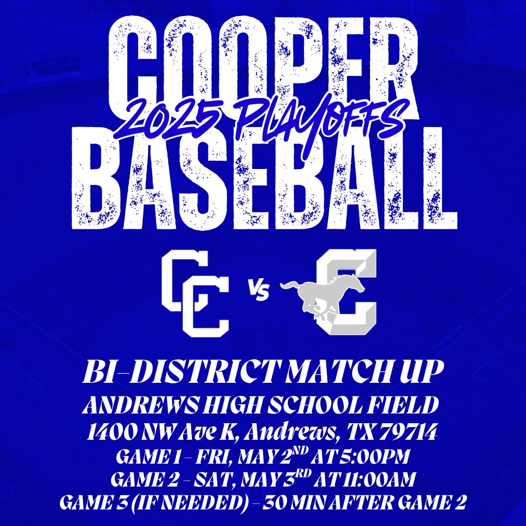 Bi-District Playoff Info:
