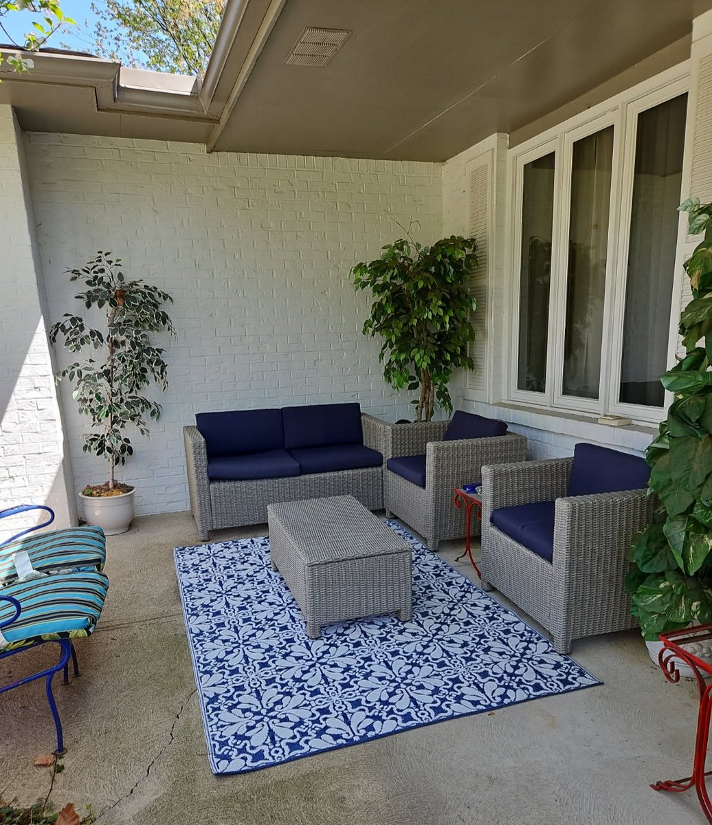 Opened the front porch today. Summer can't be far behind!