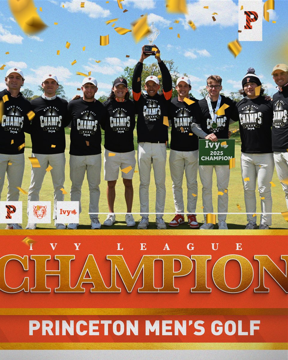The Tigers Are Champs!

For the 2⃣7⃣th time in program history, Princeton are Ivy League champions!

🏆:  tinyurl.com/26kz5kwq