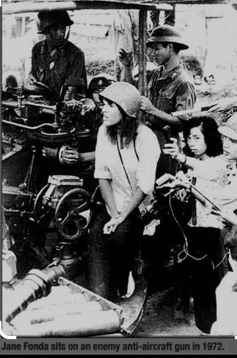 <a href="/RedPilledNurse/">RedPilledNurse</a> Hanoi Jane went to North Vietnam and Betrayed America 🇺🇸 She supported 
Them taking Back South Vietnam, A POW tried to get a message back home through her &amp; she Gave it to our enemy and every Prisoner of War was beaten and tortured for that. She Hates America 🇺🇸 &amp; is a Traitor 🇺🇸