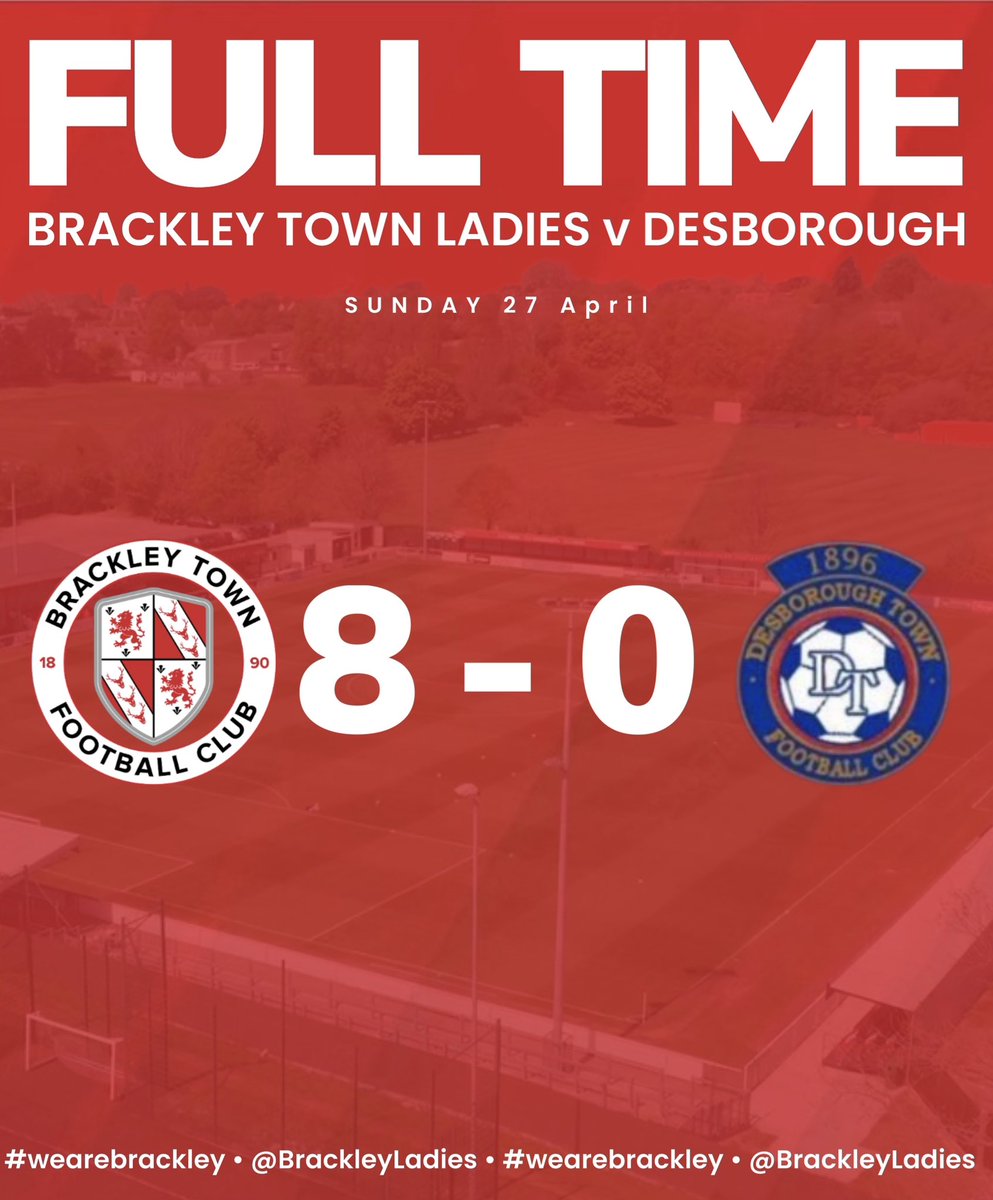 BrackleyLadies's tweet photo. Brackley ladies collected 3 points vs Desborough. The ladies now require 2 points from their last 3 games to secure the league title. https://t.co/ICFgnuJder