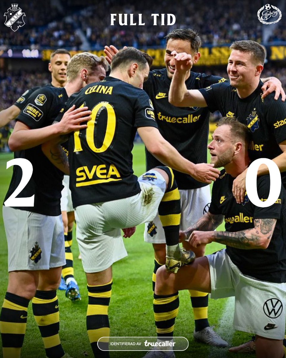 Obesegrade AIK. Åh, vad det låter bra!