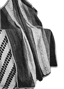 Crocheted Cable Afghan Pattern #693 published in Afghans #92 by Fashions in Wool Styled by Hilde.
freevintagecrochet.com/hilde92/693-cr…