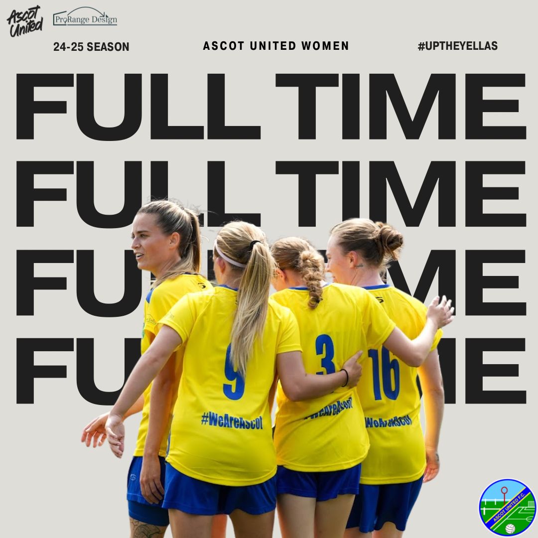 Full Time

It's all over, and the Yellas complete a League &amp; Cup Double

Winchester 1-3 Ascot

#WeAreAscot ##UpTheYellas