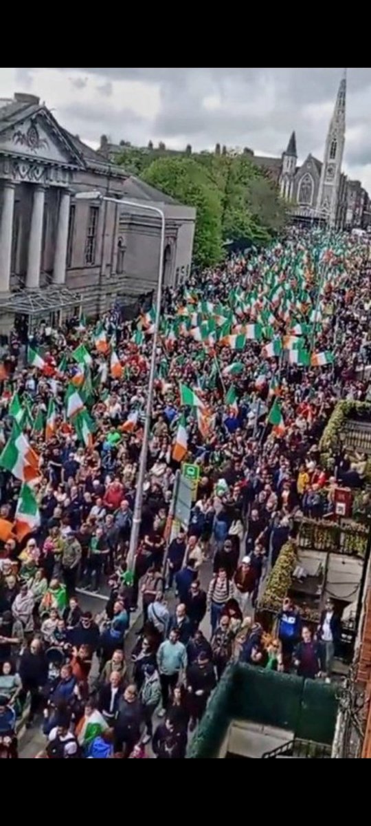 The Irish people delivered a strong message to this Government yesterday. We will not allow our country to be destroyed by mass immigration. #Irishfreedom