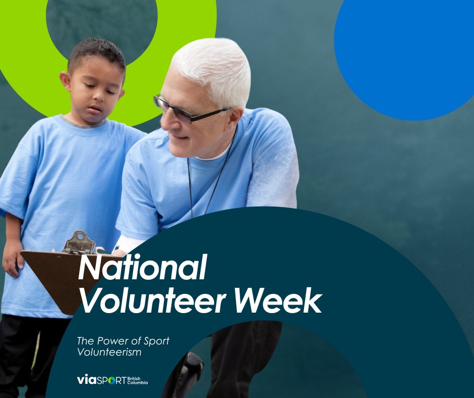 🌟 It's #NationalVolunteerWeek! 🌟

From coaches to board members to behind-the-scenes heroes, volunteers are the heartbeat of amateur sport in BC.

Learn more about volunteerism:viasport.ca/volunteer-oppo….

#MakeSportBetter #NVW2025 #ThankYouVolunteers