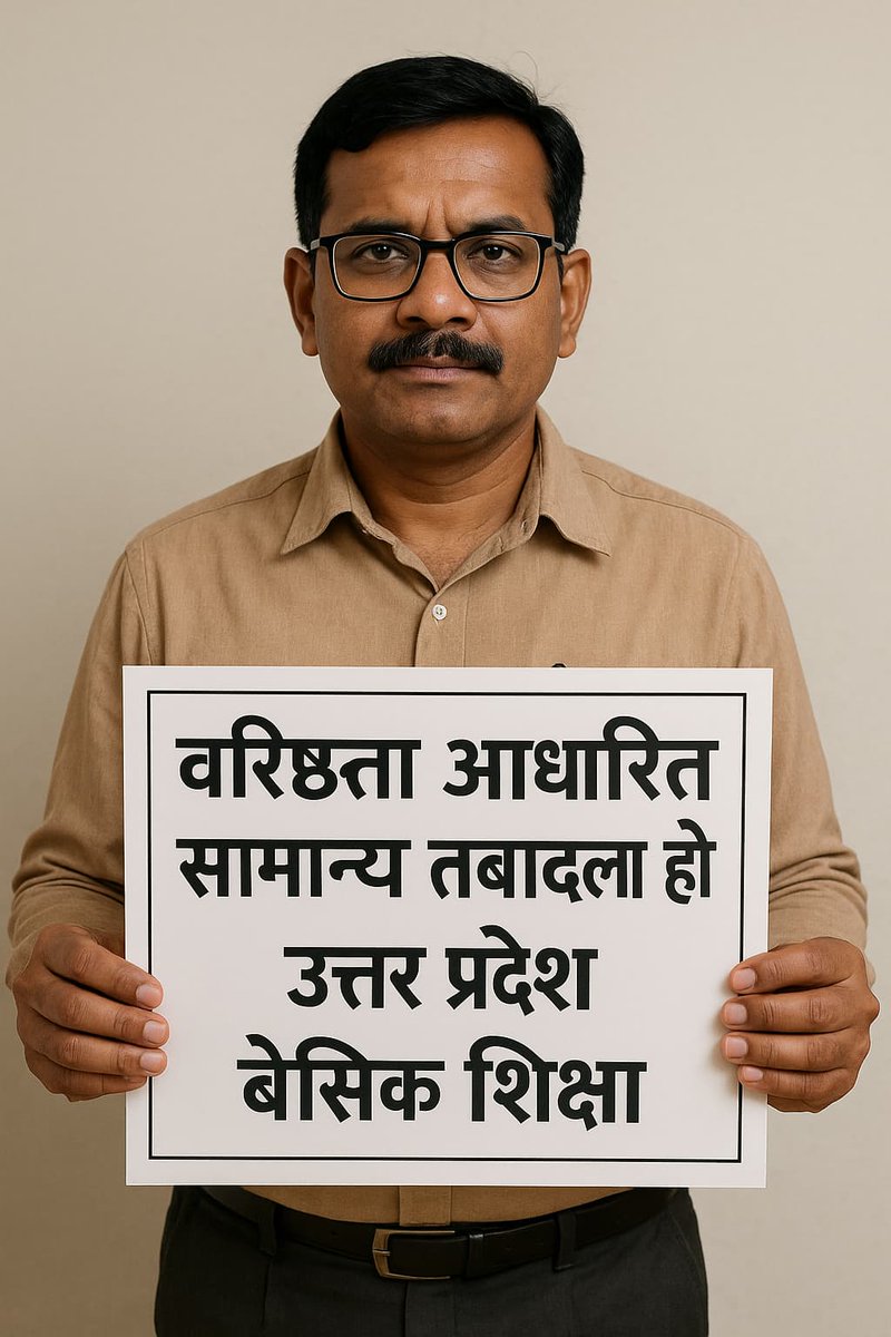 #UPBasic_SeniorityBasedInterDistrictTransfer
10 वर्षों से शिक्षक अपने परिवार से दूर हैं। वरिष्ठता आधारित तबादला नीति लागू कर बेसिक शिक्षकों को राहत दें। <a href="/basicshiksha_up/">Department Of Basic Education Uttar Pradesh</a>
 <a href="/myogiadityanath/">Yogi Adityanath</a>
 <a href="/CMOfficeUP/">CM Office, GoUP</a>
 <a href="/thisissanjubjp/">Sandeep Singh</a>
 <a href="/UPGovt/">Government of UP</a>